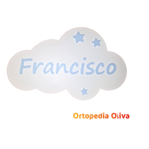 Nube 3D Personalizada con Nombre para Bebé