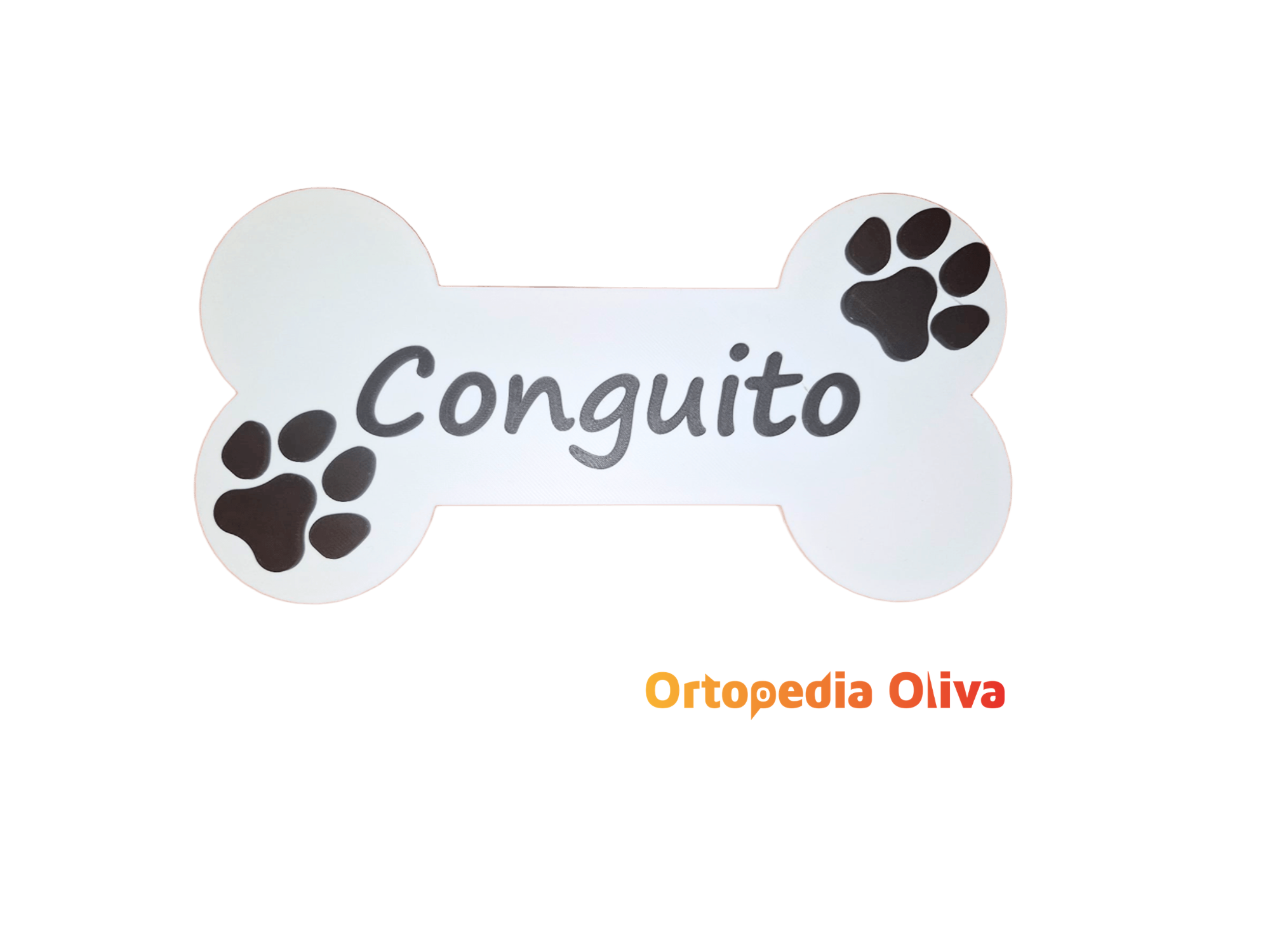 Cartel Hueso Mascota